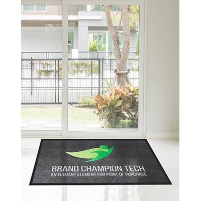 Brand Champion Personalized Logo Rug and Welcome Floor Mat - 3' X 4'