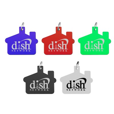 House Shaped Aluminum Key Holder & Dog Tag