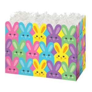 Small Easter Bunnies Theme Gift Basket Box