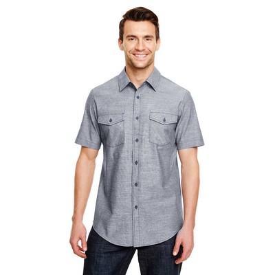 Burnside Men's Chambray Woven Shirt