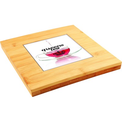 Tile Bamboo Trivet, 7 1/4" x 7 1/4"