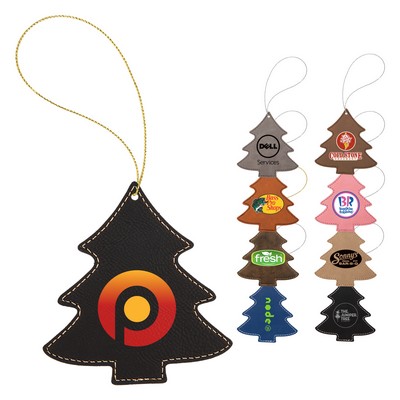 Tree Shaped Ornament - Leatherette