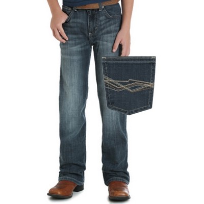 Wrangler® Junior Boy's Glasgow Blue 20X® 42 Vintage Bootcut Jeans