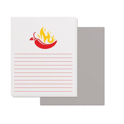 50 Page Note-Pads with 2 Custom Color Imprint (3.5"x4.25")