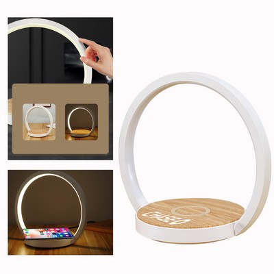 Desk Light Lamp w/Wireless Charger