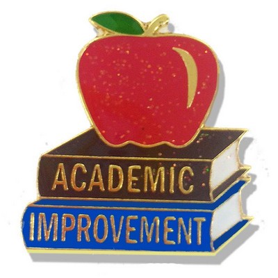 Academic Improvement Lapel Pin (1" x 1")