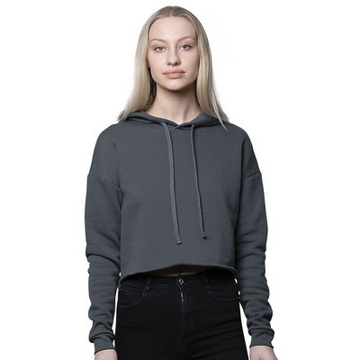 Women's Fashion Fleece Crop Hoodie