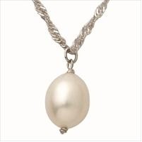 Jilco Inc. White Pearl Drop Necklace