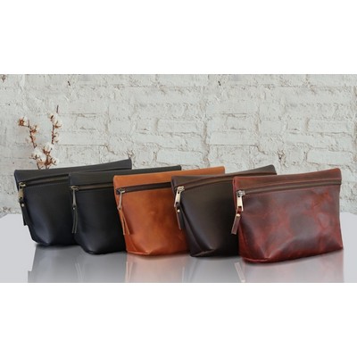 Leather Travel Pouch