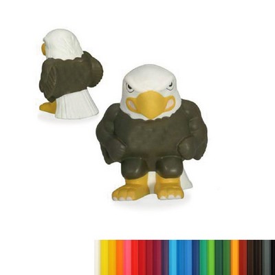 Standing Eagle Mascot Shaped Stress Reliever