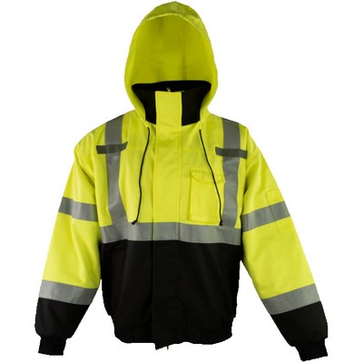 FR ARC Rated Hi-Vis ANSI Class 3 Bomber Jacket