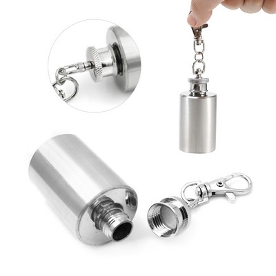 1oz Keychain Hip Flask