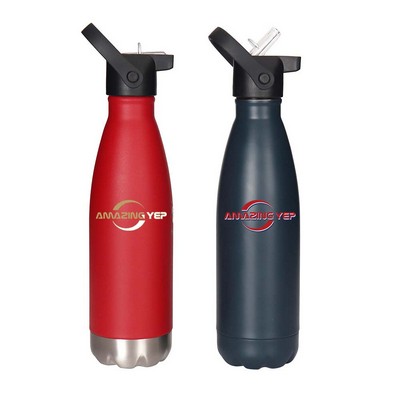 Spray Pump Cap Cola Stainless Steel Bottle 17oz.