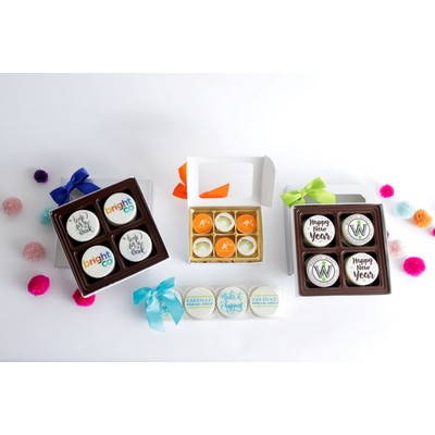 Oreo(R) Cookies - Gift Box of 4 (2 Logo/2 Decorated)