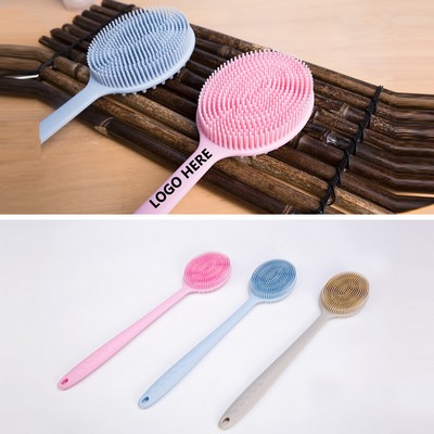 Silicone Massage Long Handle Bath Brush