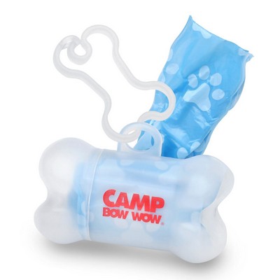 Clear Bone Shaped Pet Bag Dispenser - 1 Color Imprint