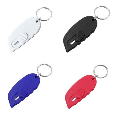 Mini Blade Box Cutter Utility Knife With Key Ring