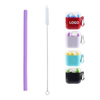 Silicone Straw With Brush Kit