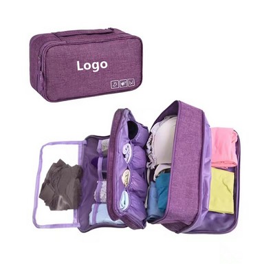 Travel Bra Underwaer Organizer Compact Lingerie Box Toiletry Bag