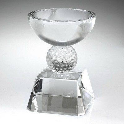 7" Crystal Award - Golf Chalice