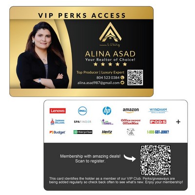 Business, Membership, Discount, Loyalty or ID Card (.030mil)