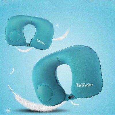 Airplane U Shaped Inflatable Travel Neck Pillow Neck Cushion