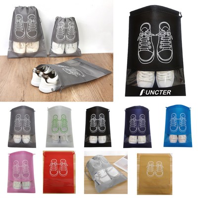 Non-Woven Drawstring Shoes Bag Drawstring Storage Bag (Size L)