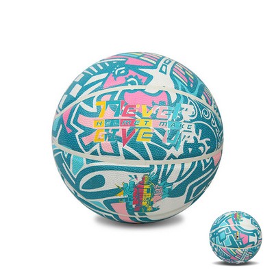 Full Color Size 5 PU Basketball