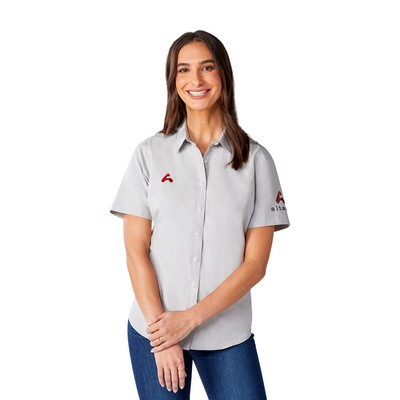 Women's SAMSON Oxford Short Sleeve Button Up Shirt