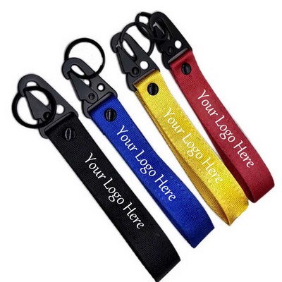 Wrist Nylon Keychain Motorcycle Key Chain