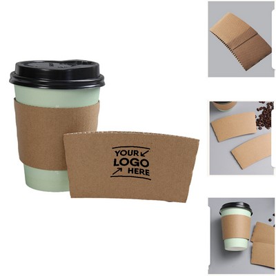 12-16 Oz. Full-Color Kraft Coffee Cup Sleeve