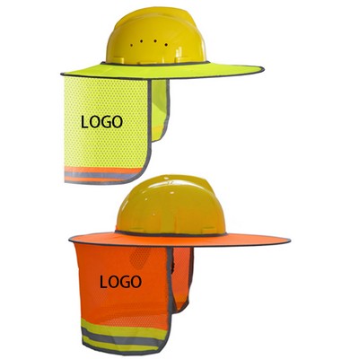 Reflective Site Hard Hat/Sun Hat w/Shade