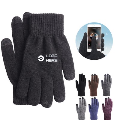 Knitted Touch Screen Winter Gloves