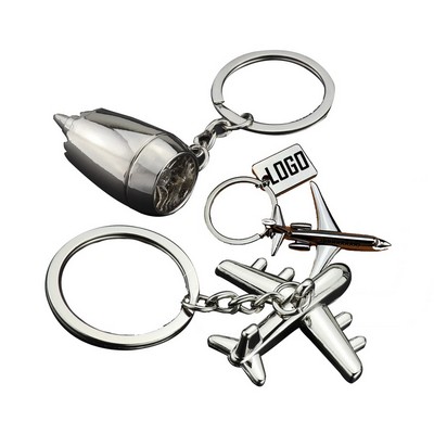 Metal Airplane Engine Keychain (16.14"x7.9")