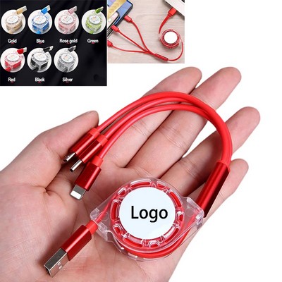 Retractable Charger Cable Charging Cord