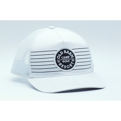 Outdoor Cap OC503M Printed Striped Structured Golf Cap with Embroidered Patch