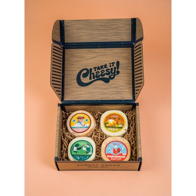 Cheese Bros. Wisconsin Sampler (4-Pack of Assorted Cheeses)