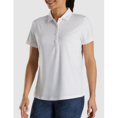 FootJoy® Women's White Short Sleeve Shirt