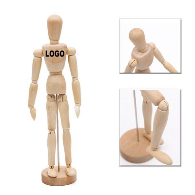 5.5-inch Wooden Jointed Puppet