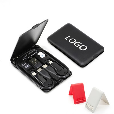 Card Case Charging Cable Set Storage Box