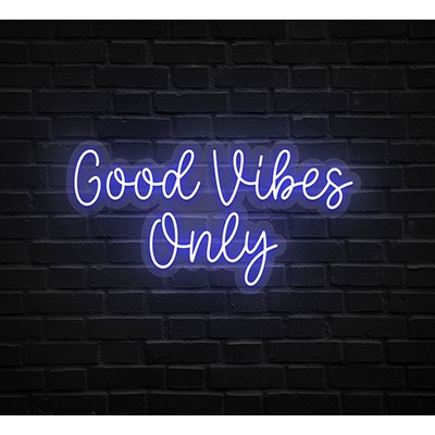 Good Vibes Only Neon Sign