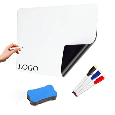 A3 Versatile Reusable Magnetic Whiteboard for Office and School