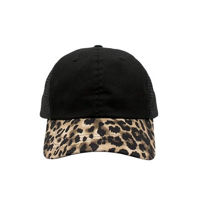 Mega Cap™ Fashion Black Trucker Cap