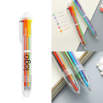 6-in-1 Multicolor Ballpoint Pen