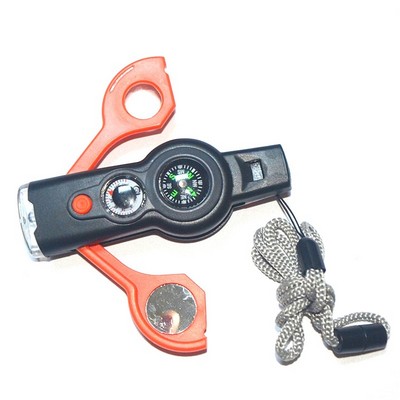 Multi-Functional 7-in-1 Survival Whistle