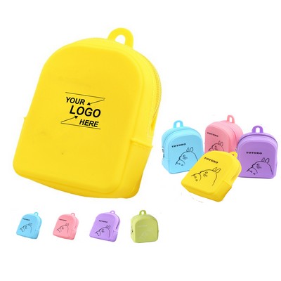 Silicone Backpack Coin Purse