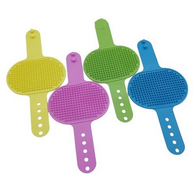 Pet Bath Brush Silicone Massage Brush