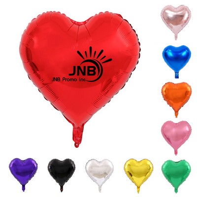 18-Inch Heart-Shaped Aluminum Foil Balloon