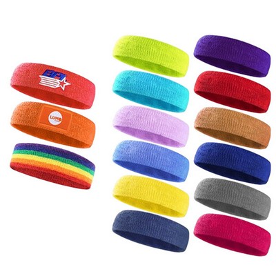 Wicking Stretchy Athletic Headbands