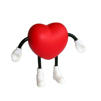 Foam Long-Limbed Heart Stress Ball